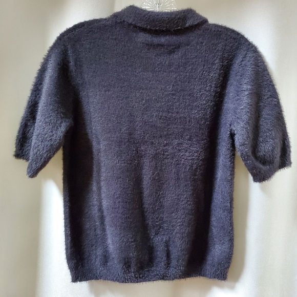 Icône Jewel-button fuzzy polo - Picture 5 of 9